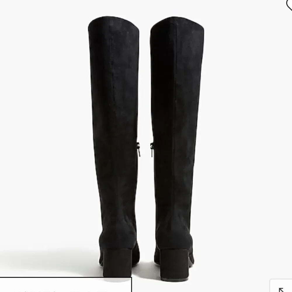 J. Crew Factory  Over-the-knee microsuede boots Item AG056*